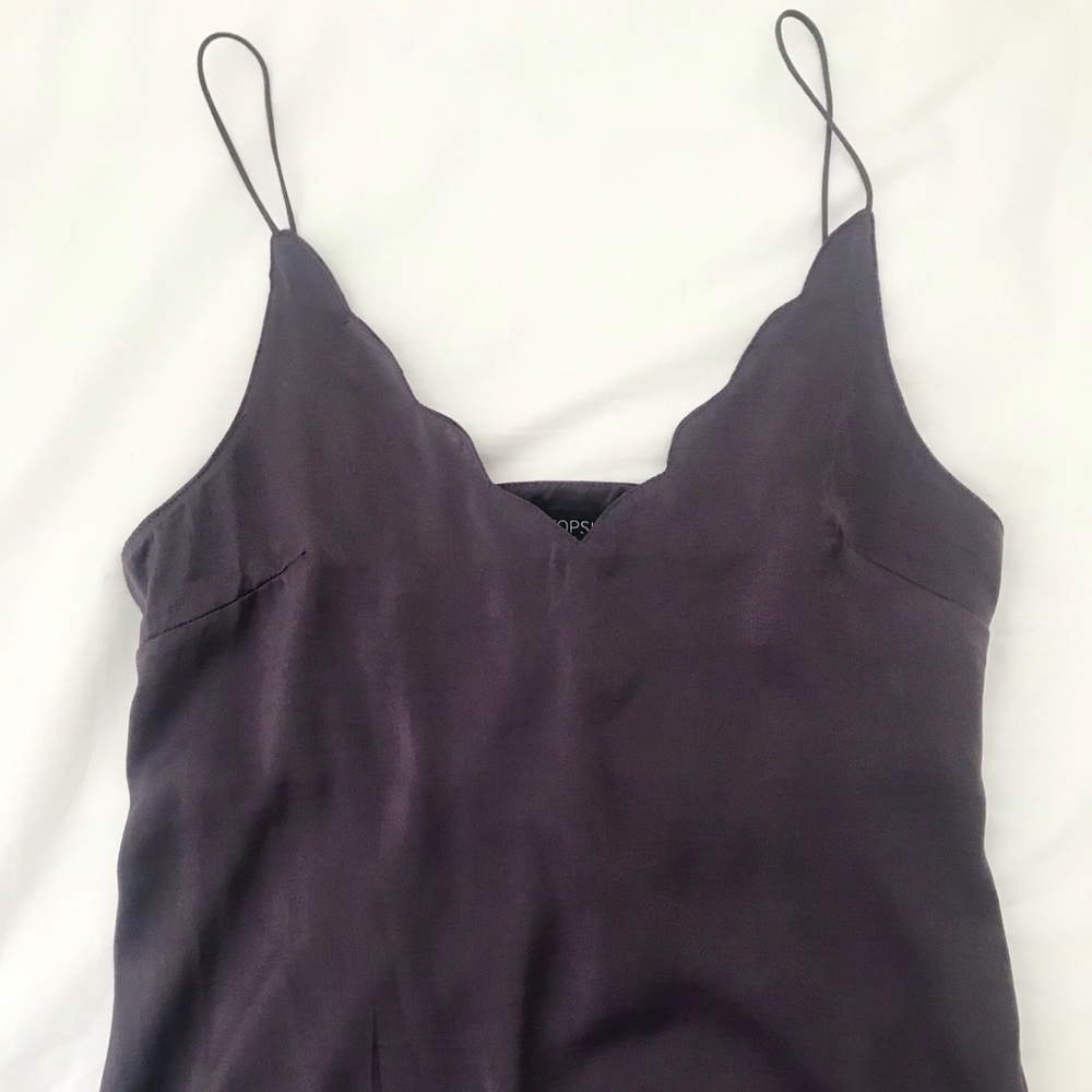 Purple Silk Blouse, TopShop